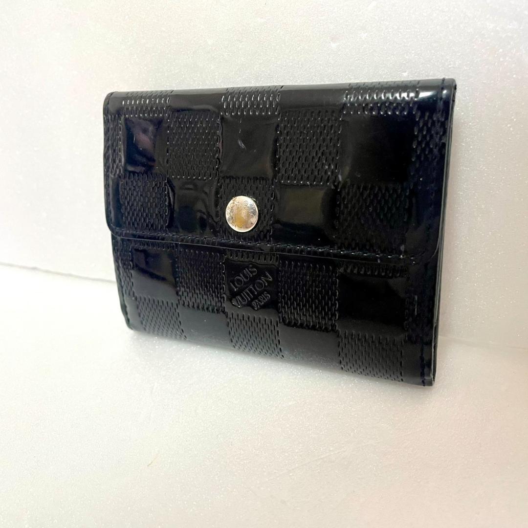 Louis Vuitton ヴィトン ポルトモネ・ラドロー ダミエ・ヴェルニ 黒