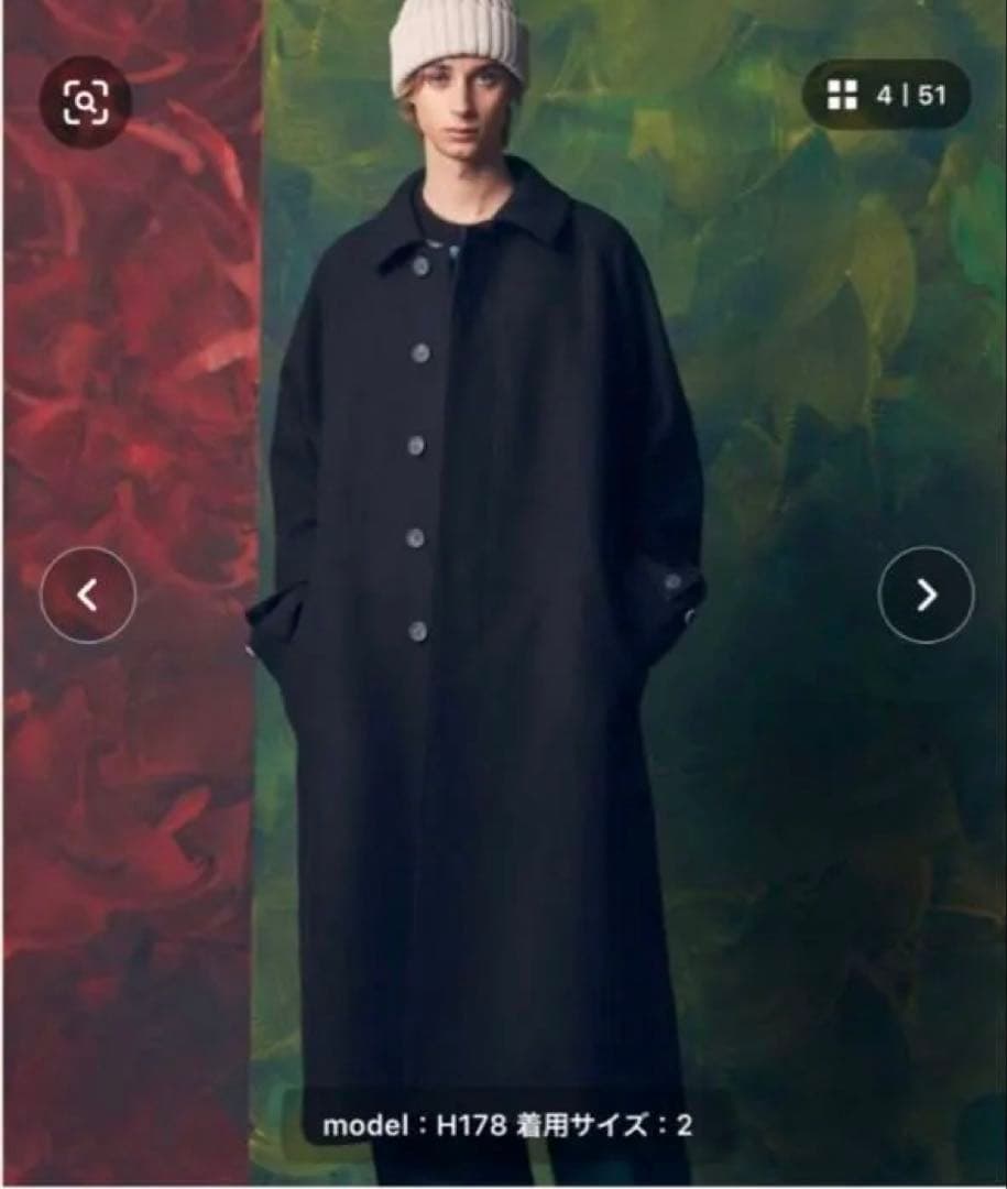 Super170sプライムオーバーメルトンバルマカーンコート