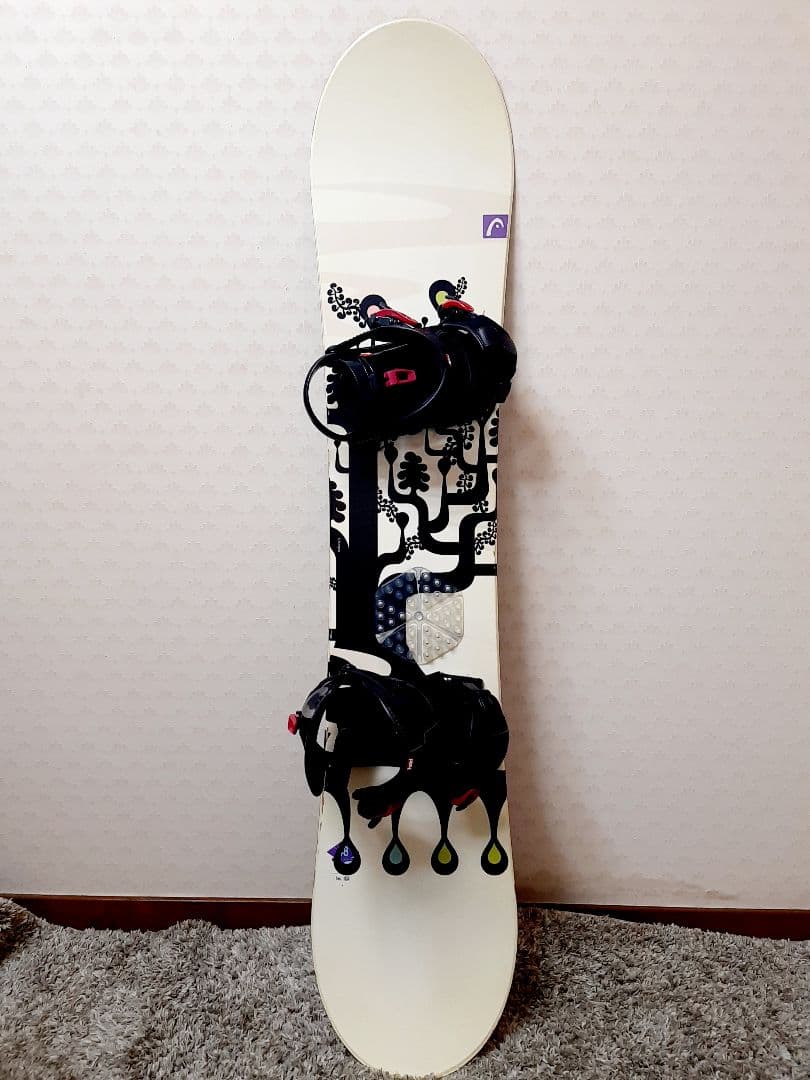 HEAD スノーボード レディース135cm ビンディング付き　かわいい