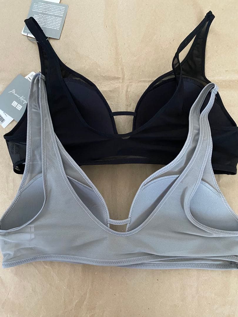 ユニクロ　マメクロゴウチ　ワイヤレスブラリラックス　メッシュ　М 2点