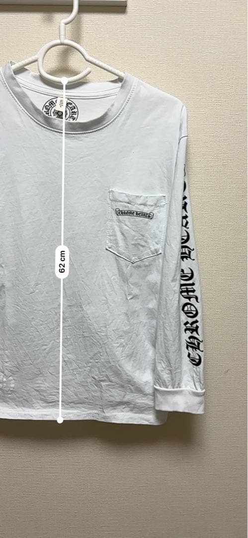 CHROME HEARTS ホワイト長袖カットソー
