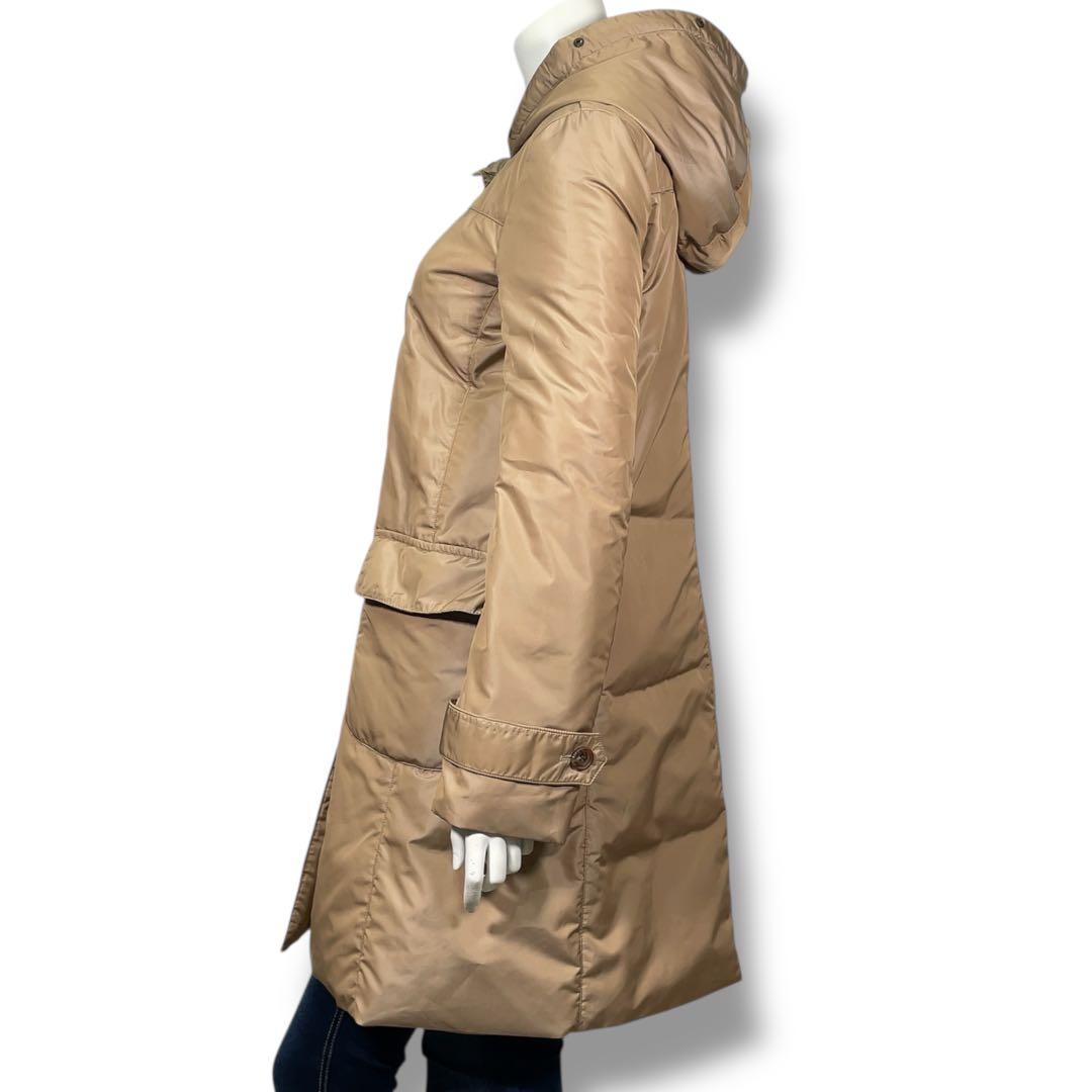 美品 セオリー 回転式トグルボタン フード付き ダウン ダッフルコート M