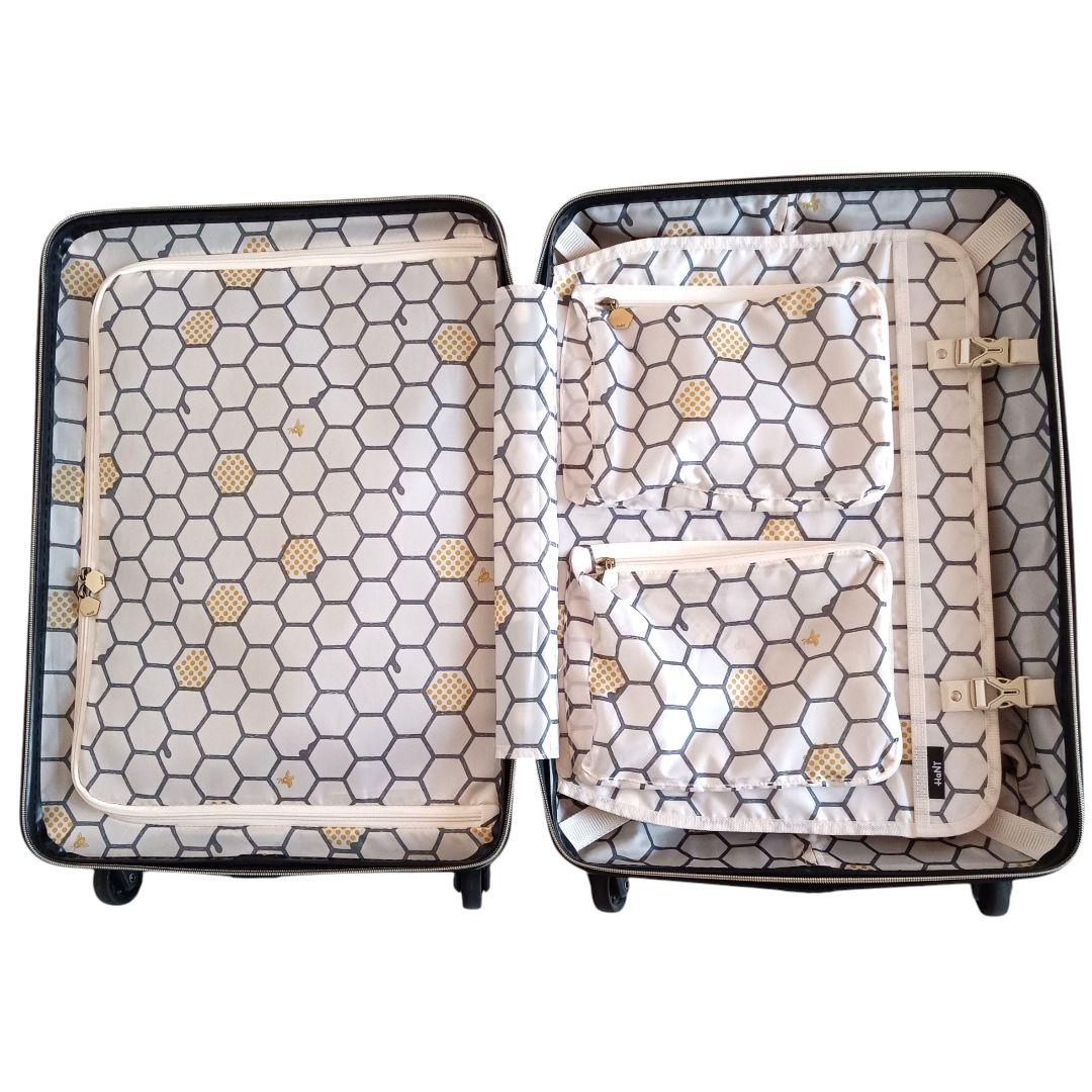 【美品】ハント HaNT キャリーケース スーツケース 47L ブラック