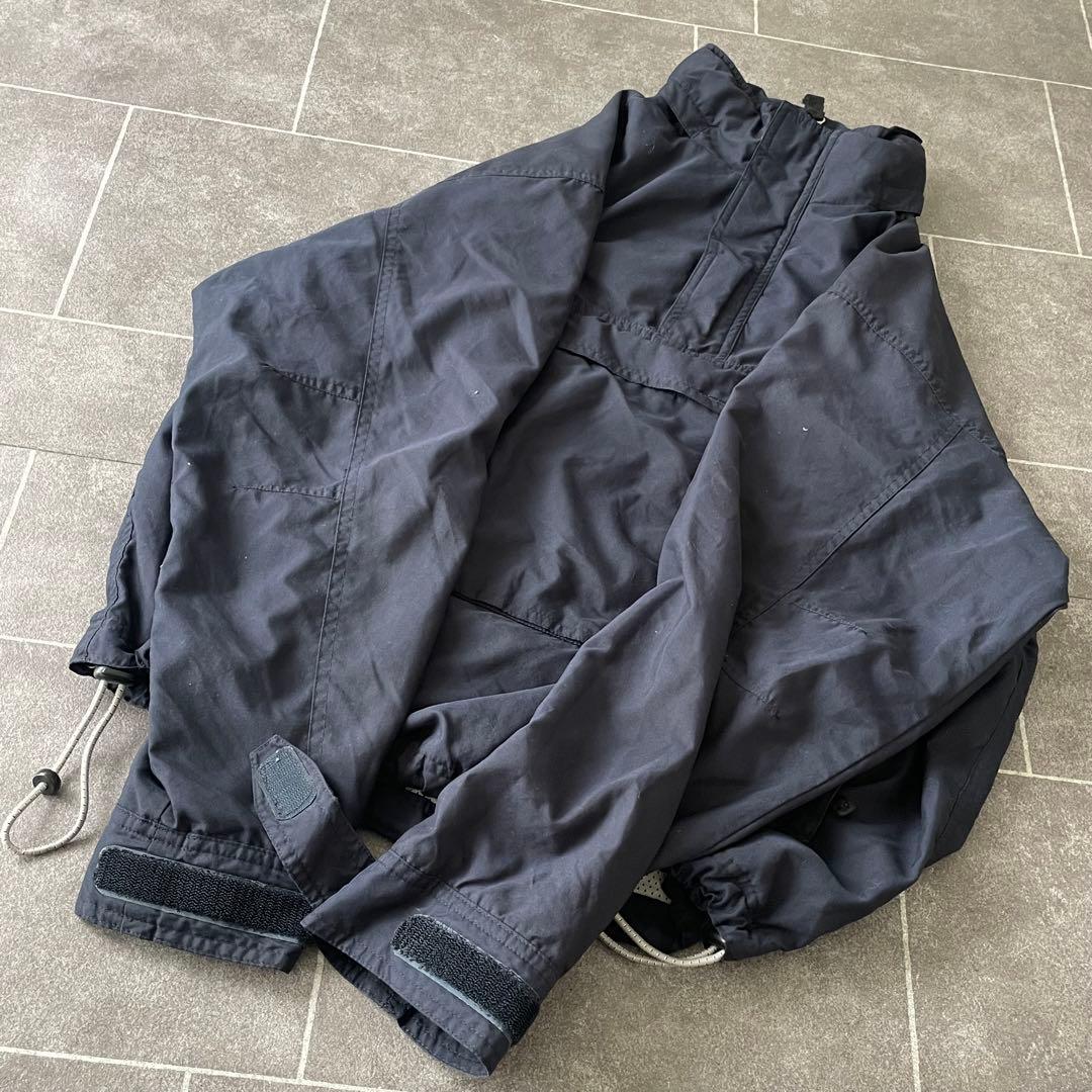 OLD GAP ハーフジップ アノラック 紺 M テック系 00s 古着