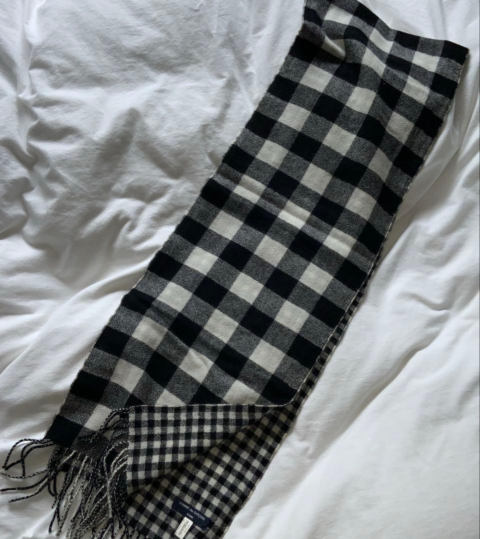 COMME des GARÇONS HOMME 大判カシミヤ100％マフラー