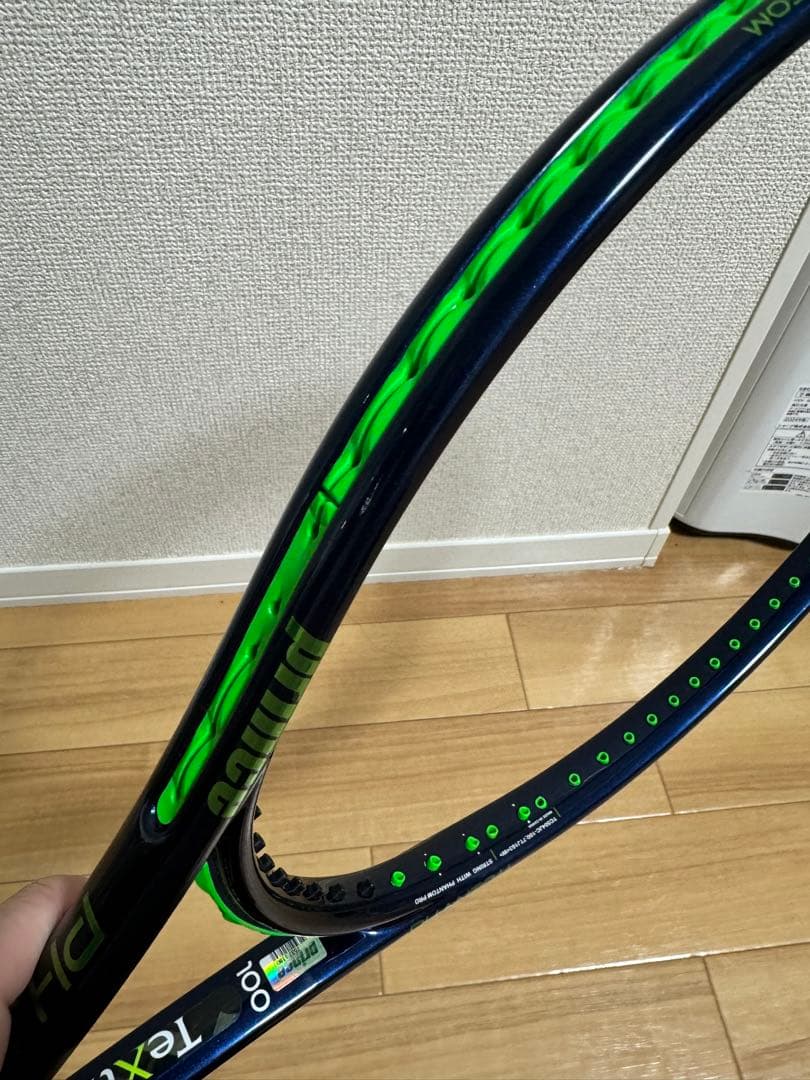 PHANTOM 100 テニスラケット ネイビー/グリーン