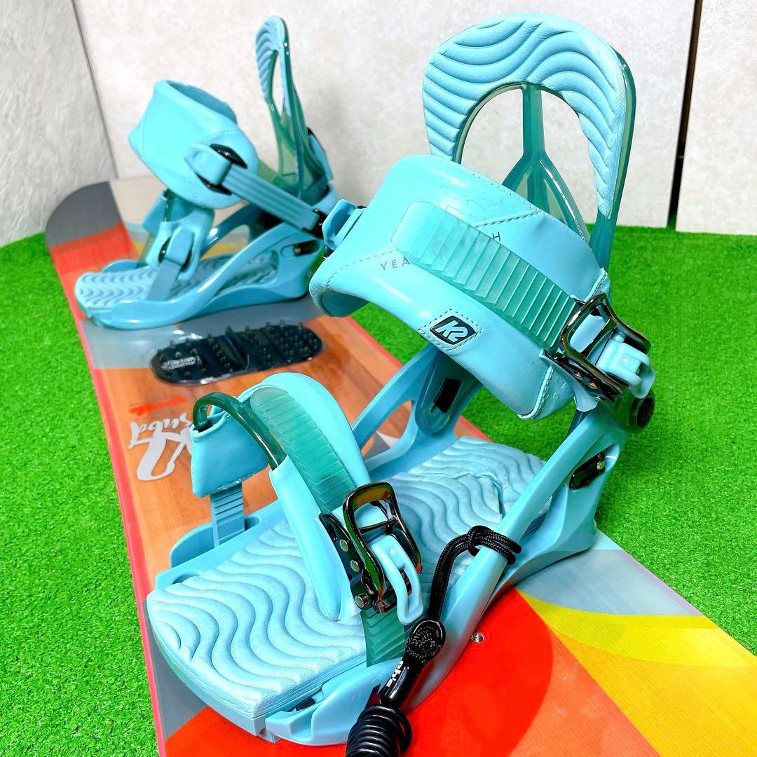 美品！レディースK2 LimeIite 142 ライドブーツ スノボー３点セット