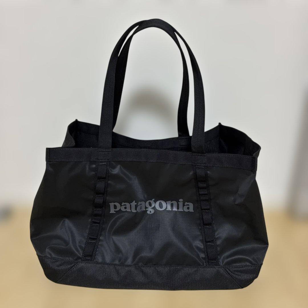 ★ほぼ未使用★ patagonia ブラック トートバッグ