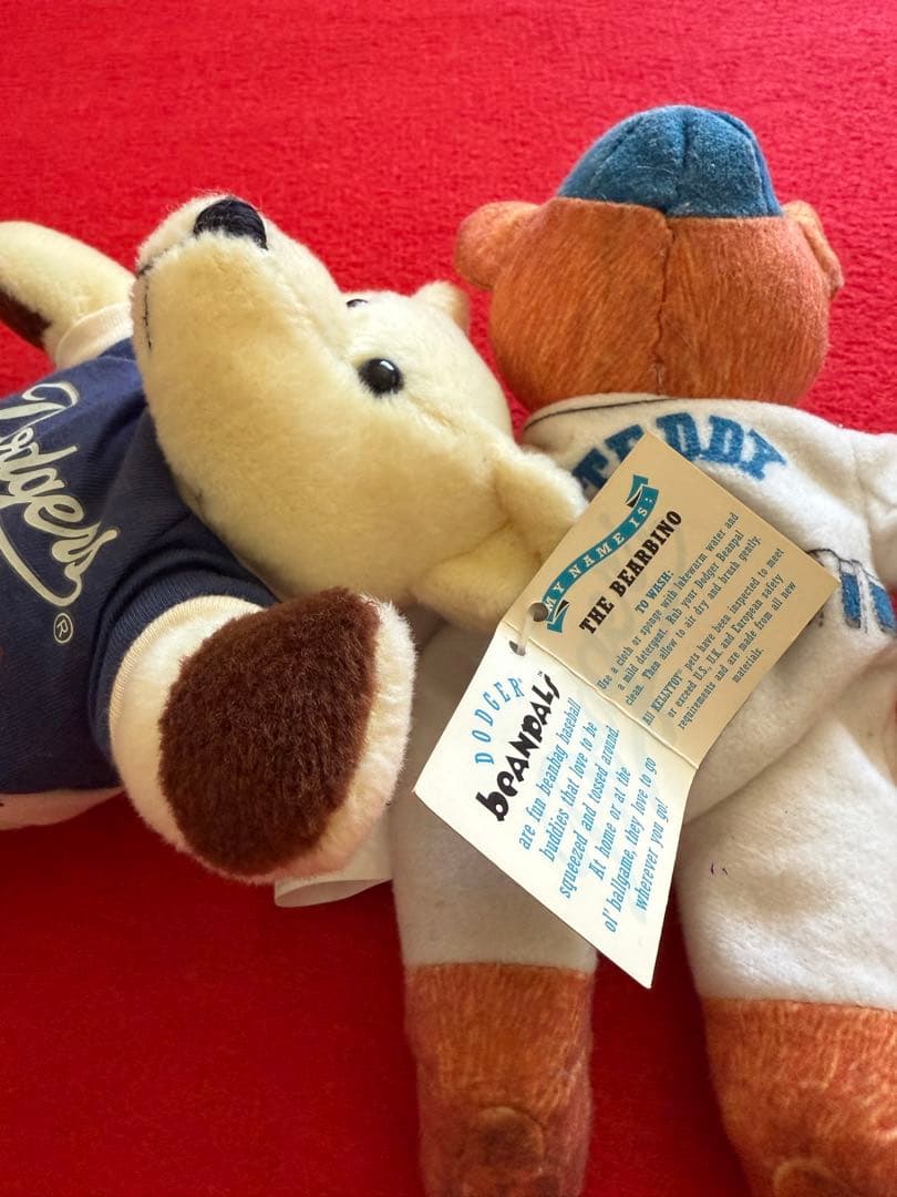 【激レア】ドジャース テディベア 2体