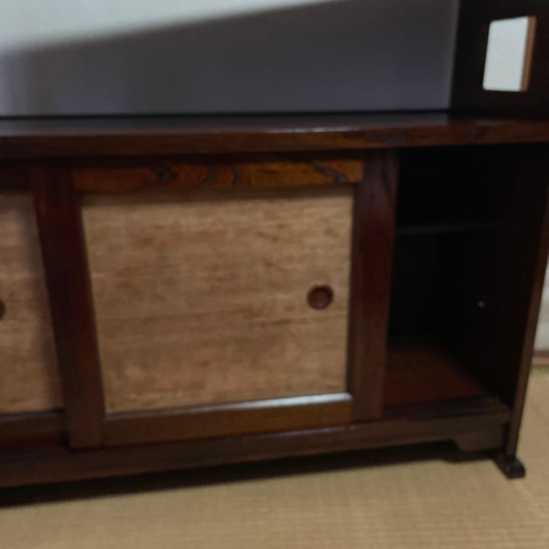 お値下げ　欅　民藝箪笥　李朝写し飾り棚