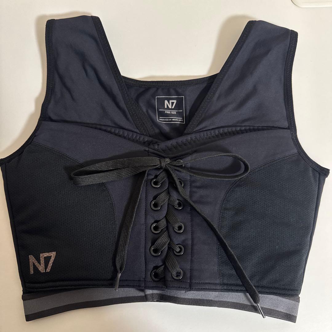 N7 スポーツブラ　ブラック