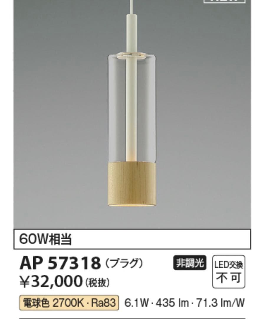 コイズミ照明 旧品 AP 57318 ペンダントライト 2つ