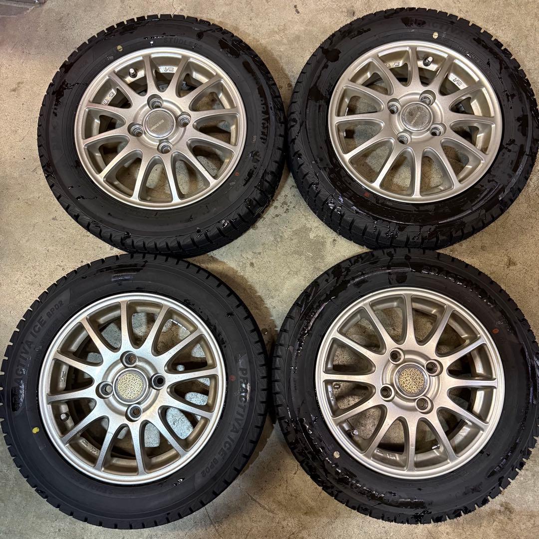 送料込み！ 155/65R13 軽自動車 スタッドレス タイヤ ミラ ムーヴ