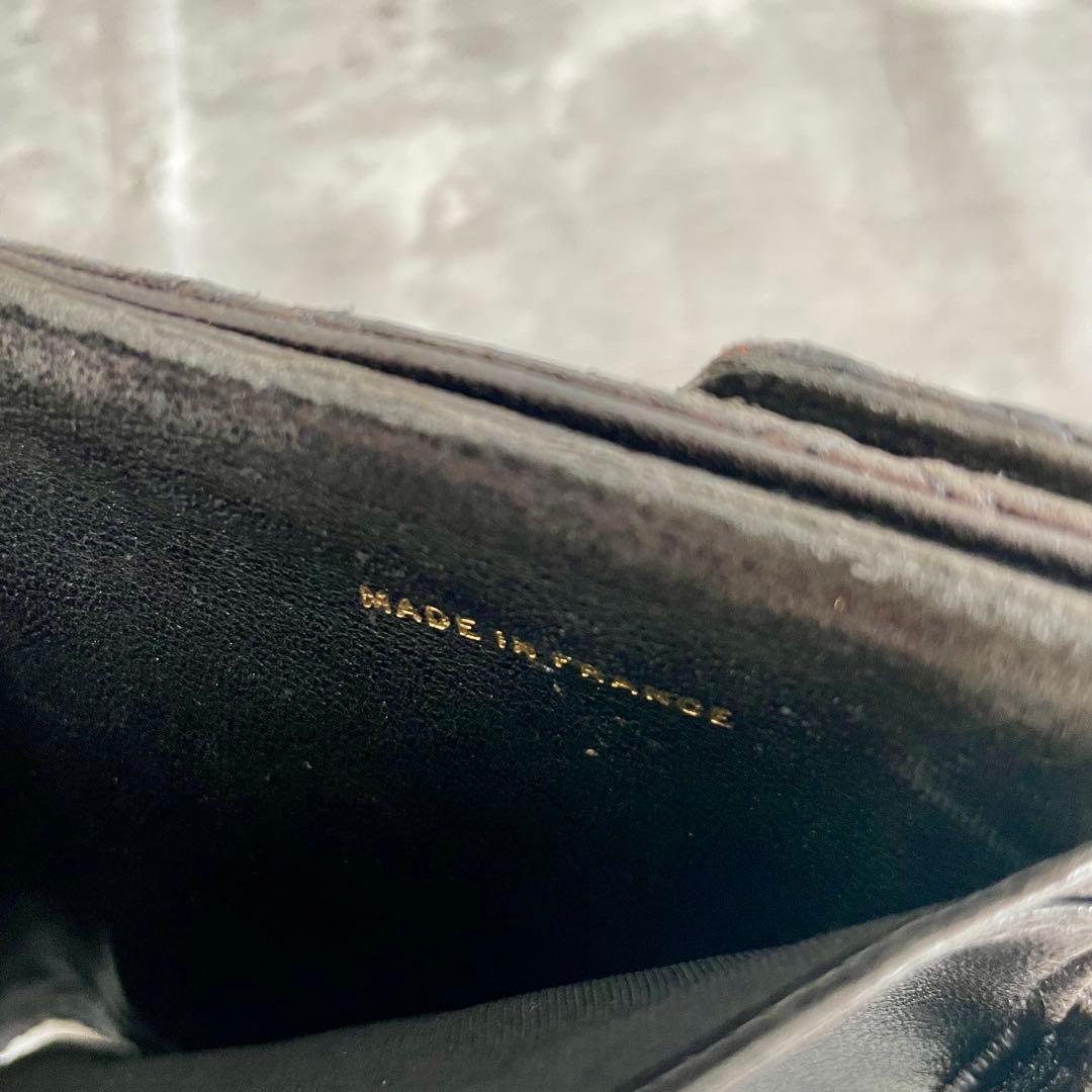 CHANEL ビコローレ Wホック ラムスキン 二つ折り財布 ウォレット