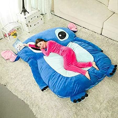 お勧めシングル折りたたみベッド 寝袋 可愛デザイン ふわふわ マットレス可愛い柄