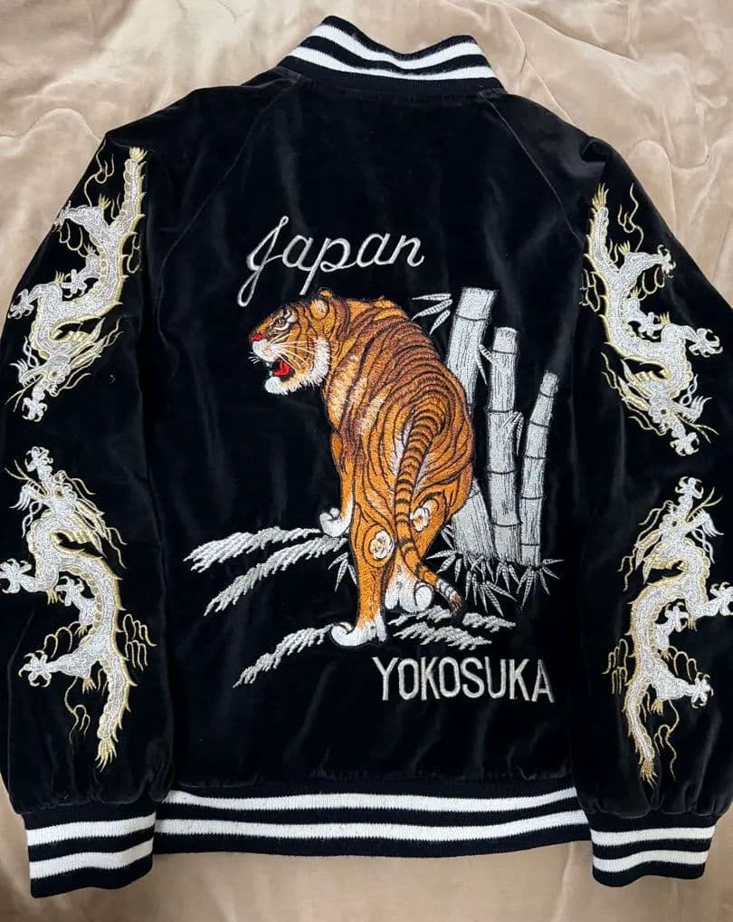 KEI SINO 虎龍 別珍 日本限定 スカジャン vintage unisex