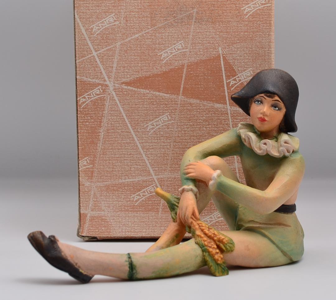 ミモザのレべリア　アンリ　ANRI　ミラ・フジタ　木彫り人形　イタリア　限定品