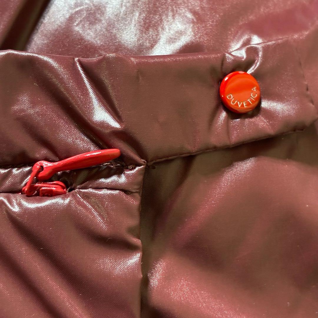 美品 DUVETICA Kappa ダウン 40 ファー付フード取外可 ネイビー