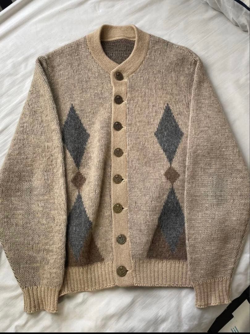 り*る様 モヘアカーディガン　ニット　ピューリタン　60s