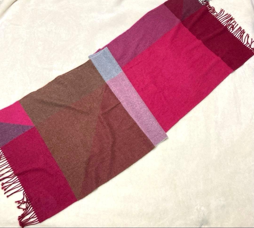 美品 felice regalo カシミヤ100% 大判ストール 高級 上質