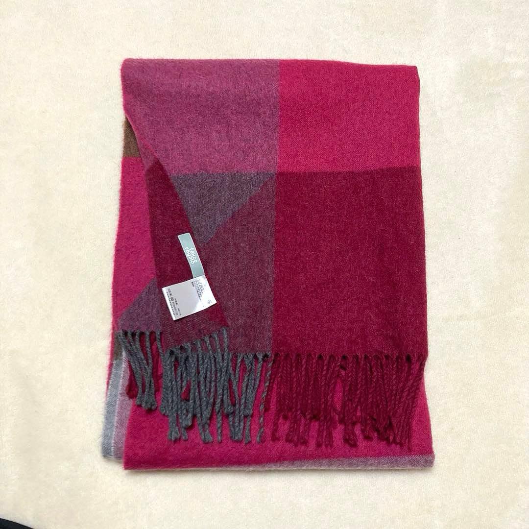 美品 felice regalo カシミヤ100% 大判ストール 高級 上質