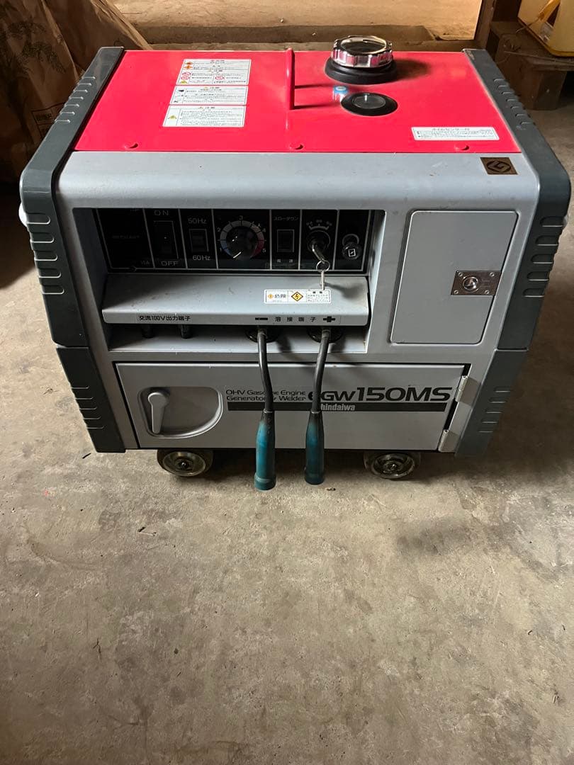 発電機兼用溶接機 egw150ms