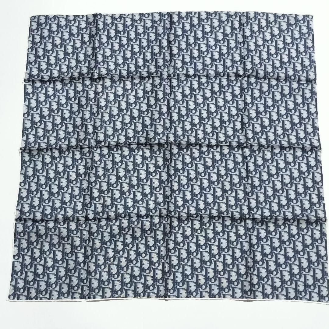 美品 Christian Dior スカーフ トロッター ロゴ 総柄 66cm