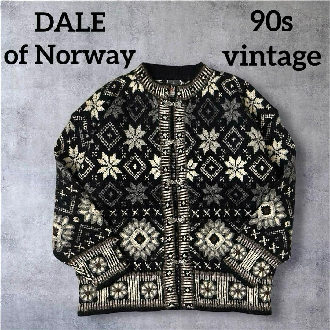 90s vintage DALE of Norway チロリアン カーディガン