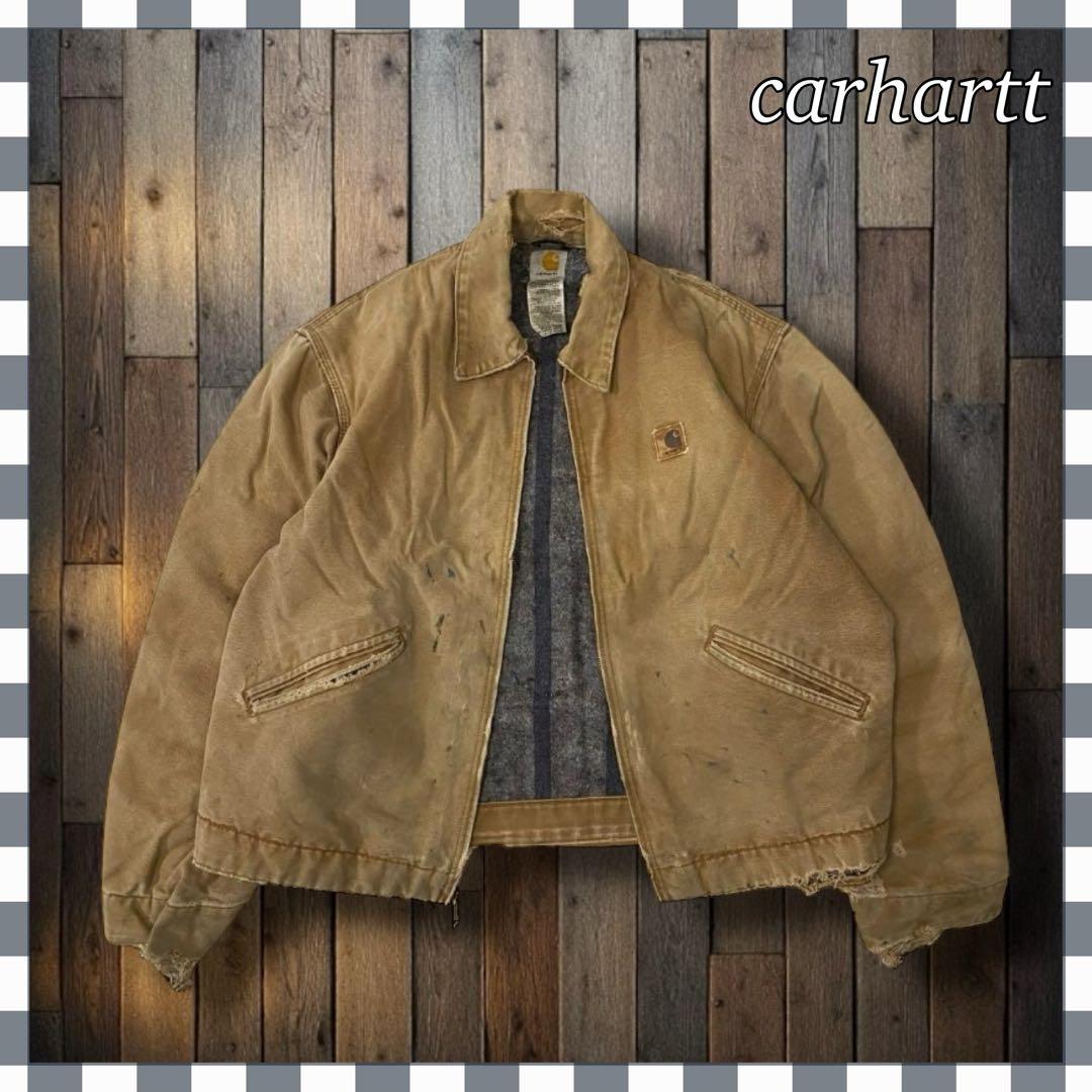 古*○様 Carhartt カーハート ダック ダメージ デトロイトジャケット