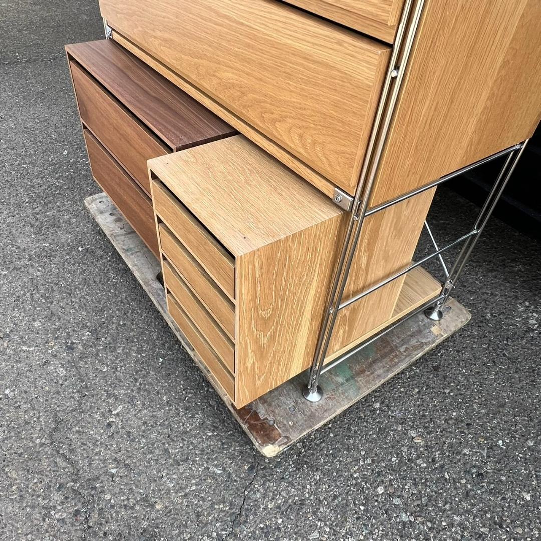 無印良品 スチールユニットシェルフ ③ 引出付 W85cm 収納棚 N0759