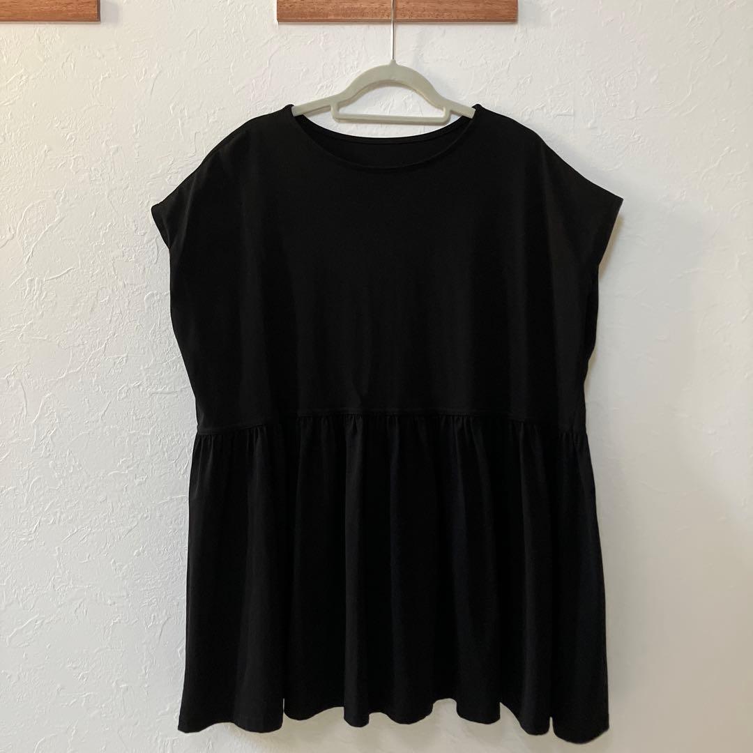 かぐれ　ウエストギャザーフレンチプルオーバー