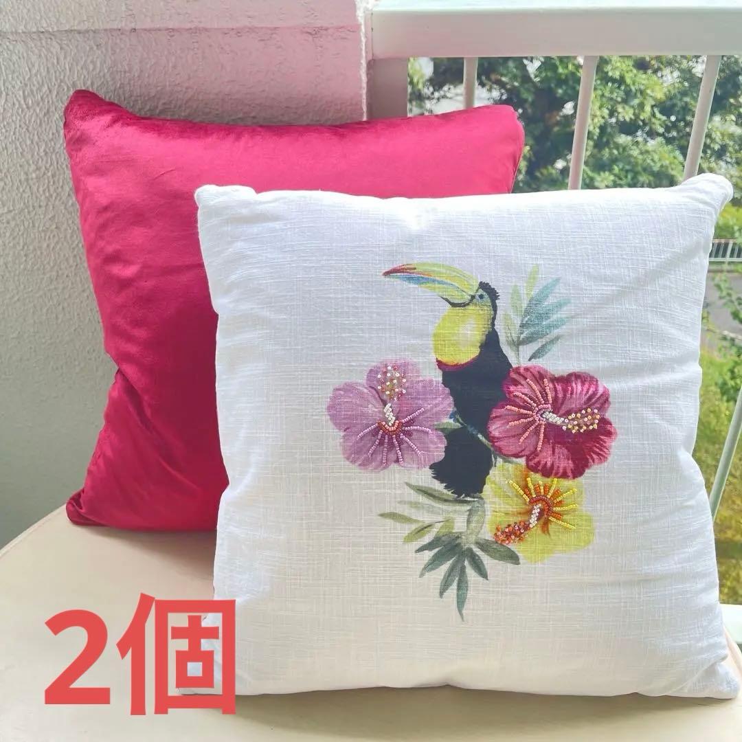 【2個】ローラアシュレイ クッション2個　新品タグ付き