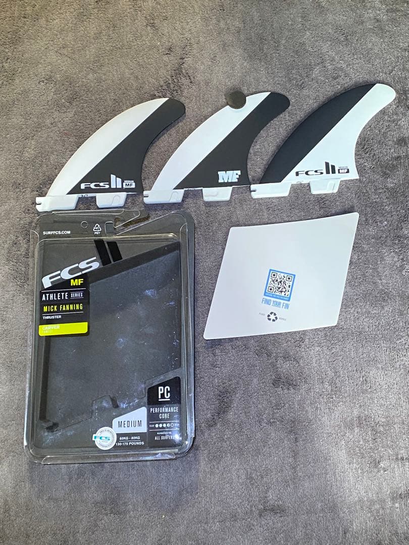 ☆ミックファニング☆Fcs2☆MF☆PCアスリート☆フィンキーネジ付