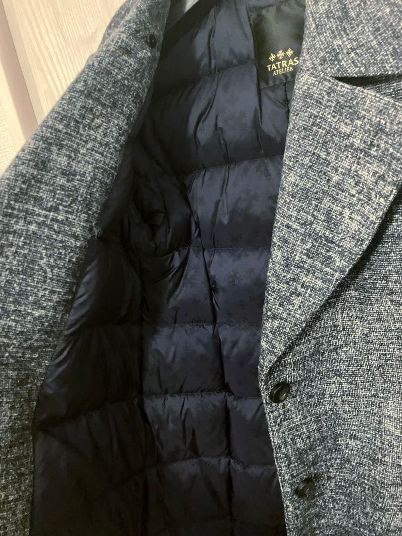 TATRASツイード調ダウンコート