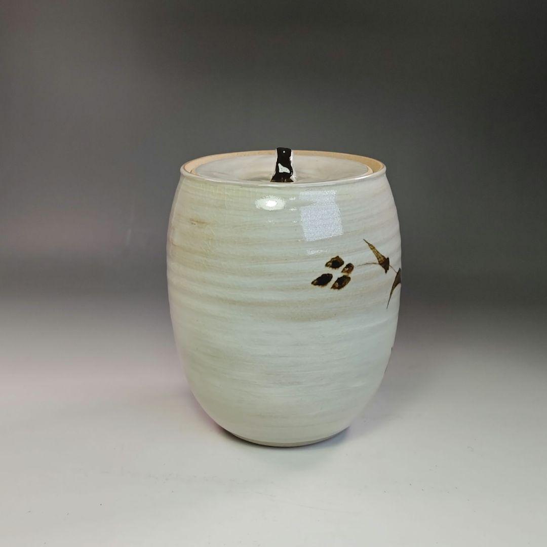 イ772 水指『唐津焼　水指　作家物　共箱』茶道具