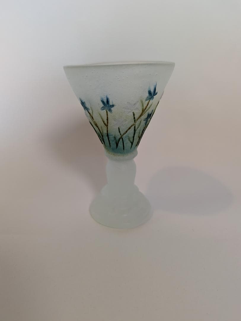 花柄グラス 飯塚亜裕子 パート・ド・ベール