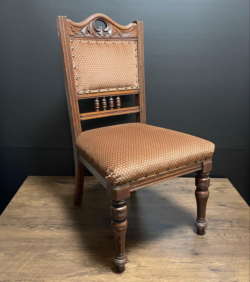 1920年代　英国アンティークチェア　オークチェア