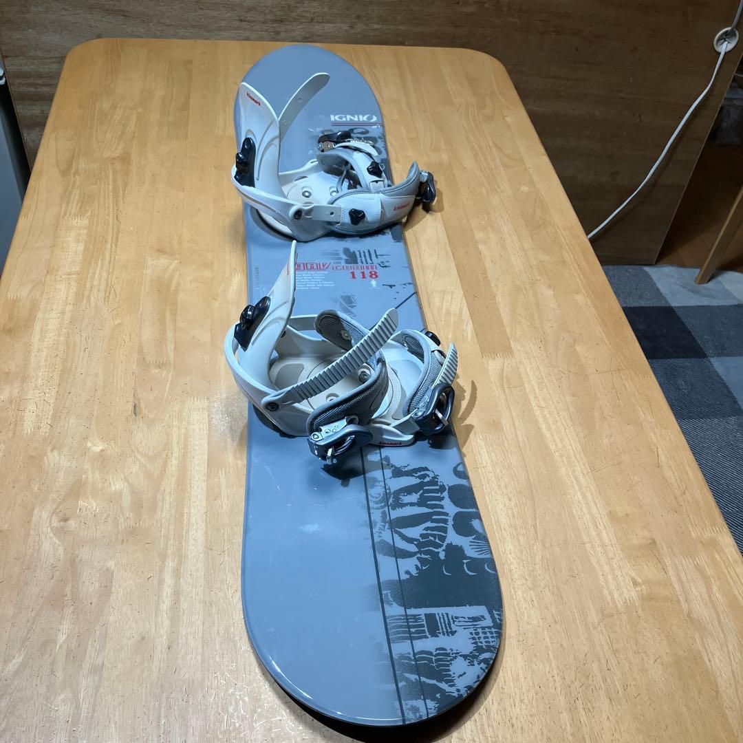 IGNIO スノーボードビンディング 118cm キッズ　ジュニア