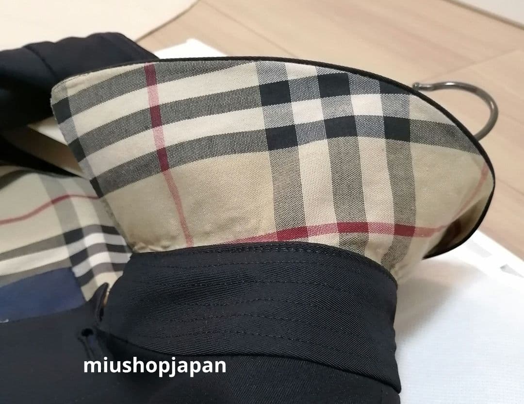 本物上質●L　BURBERRY　LONDON　ステンカラーコート　ライナー　黒