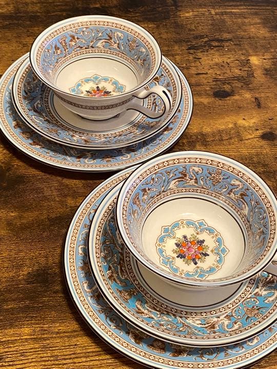  ウェッジウッド　フロレンティーン　C/S  トリオ　2客