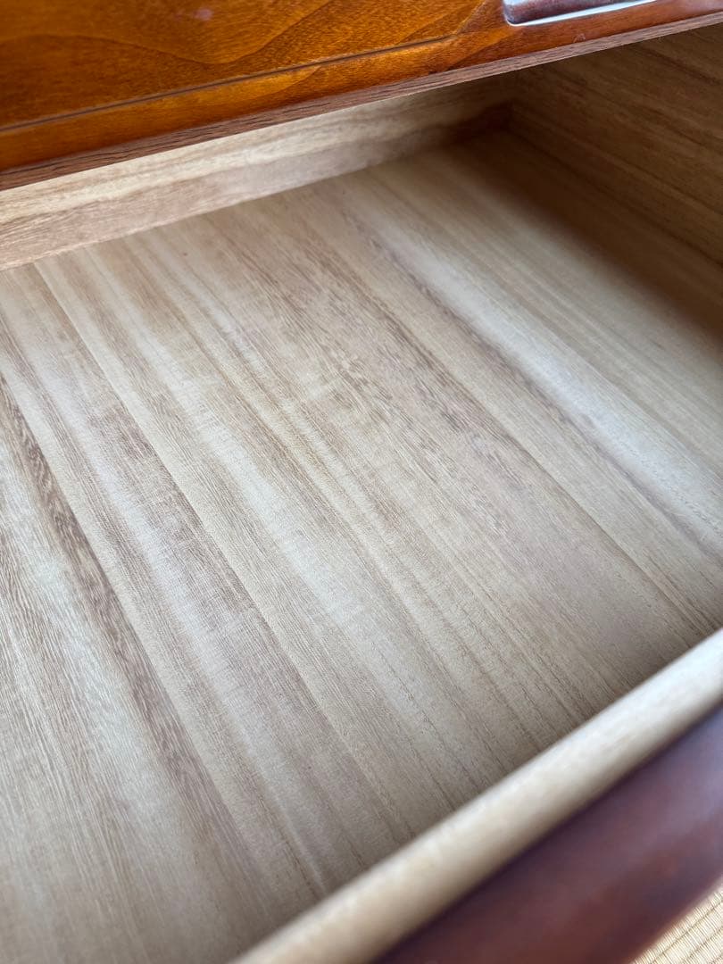 【引き取りok】和ダンス 木製タンスダークブラウン　和装収納