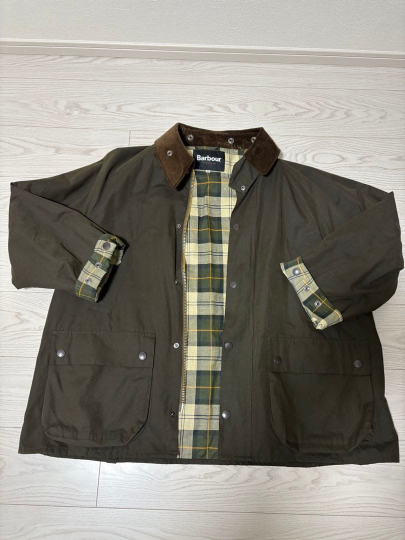 Barbour フリークスストア別注BIG BEDALE 46 オリーブ