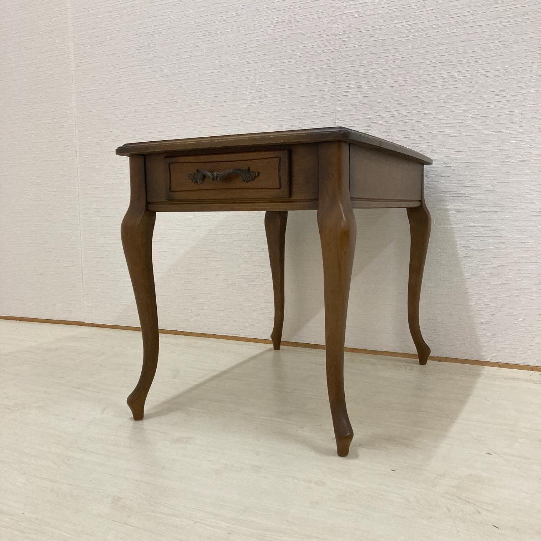 【マルニ】ヴィンテージ　猫脚　サイドテーブル　チーク