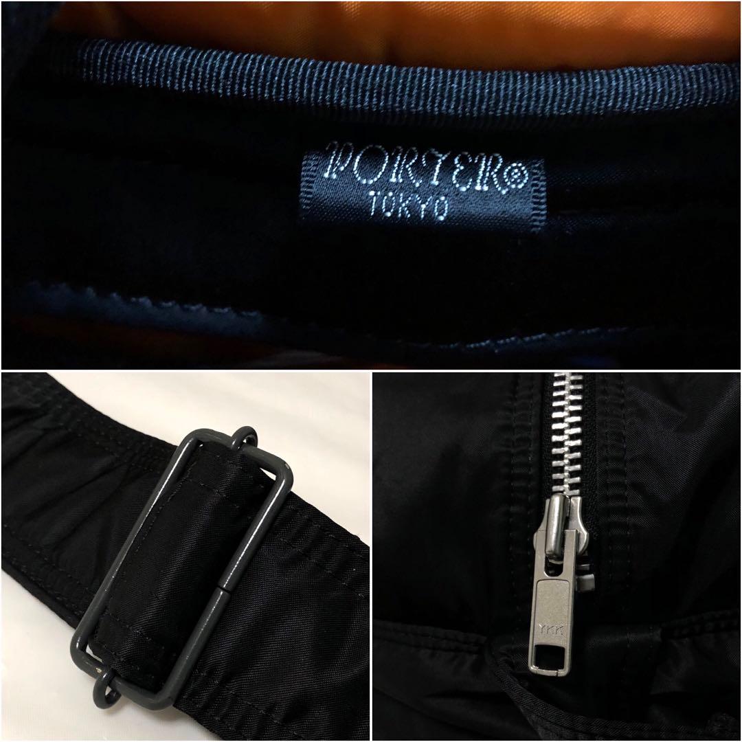 極美品✨希少 ポータータンカー ボストンバッグ ショルダーバッグ 大容量ブラック