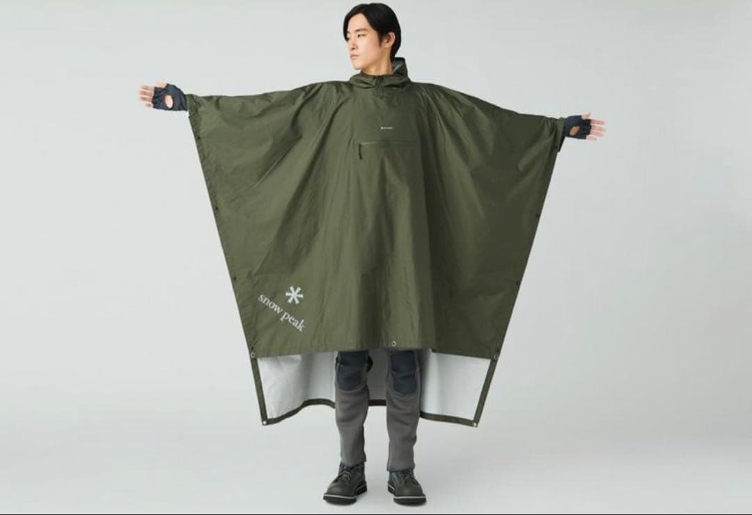 スノーピーク Tarp Poncho ブラック