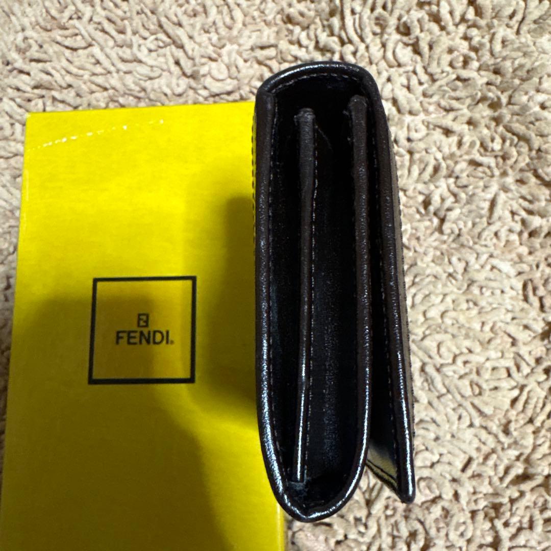 オールド FENDI キャンバス ズッカ柄　長財布 箱付き