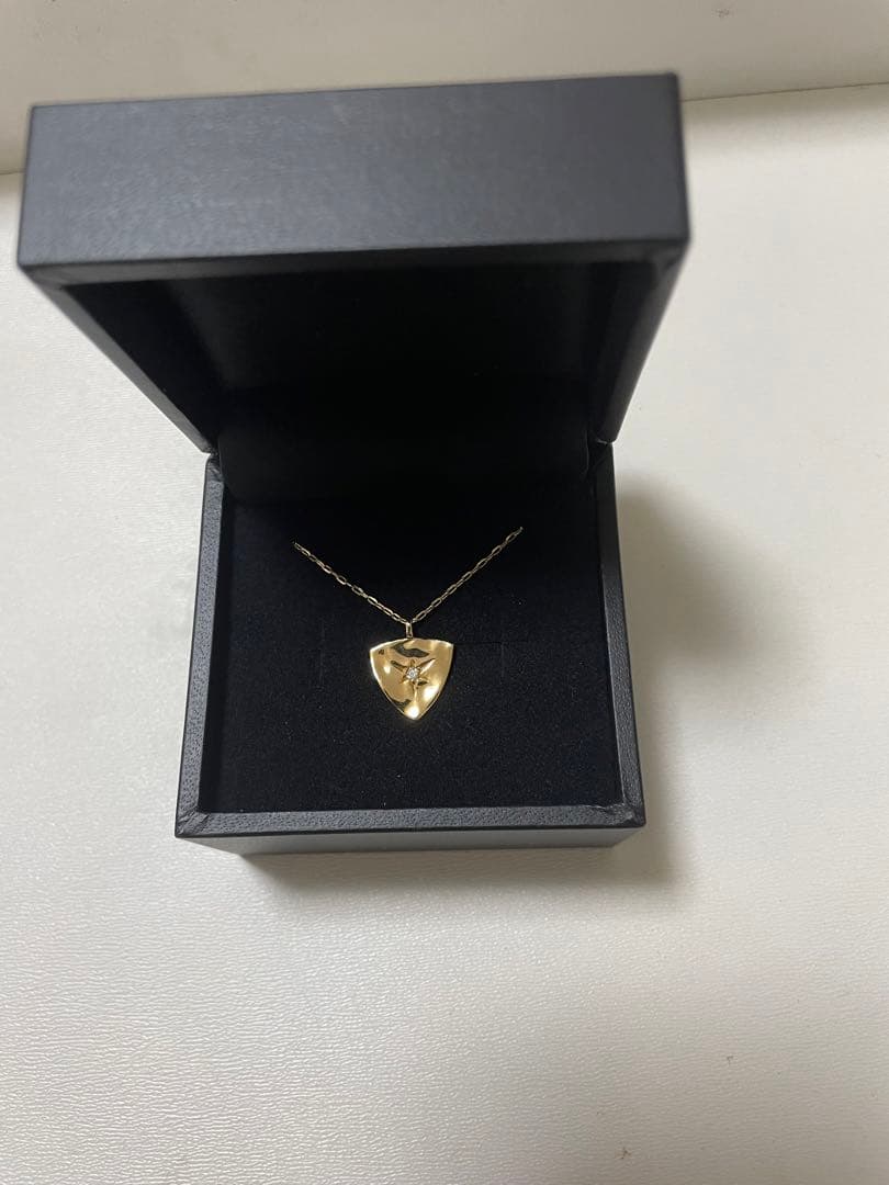 ★最終値下げ★K18 ネックレス ダイヤ付 50cm 証明書付