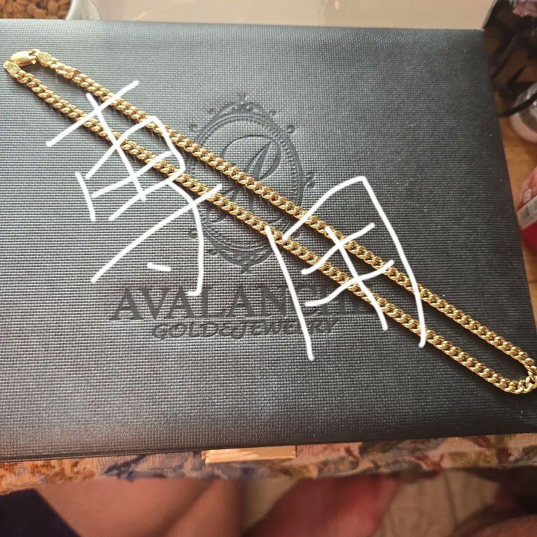 AVALANCHE 10K イエローゴールド　ネックレス　マイアミ