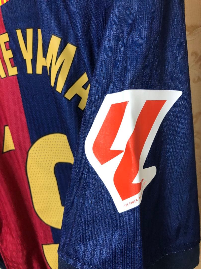 バルセロナ24-25 ヤマル ラリーガ仕様 国内3冠 オーセンティック L