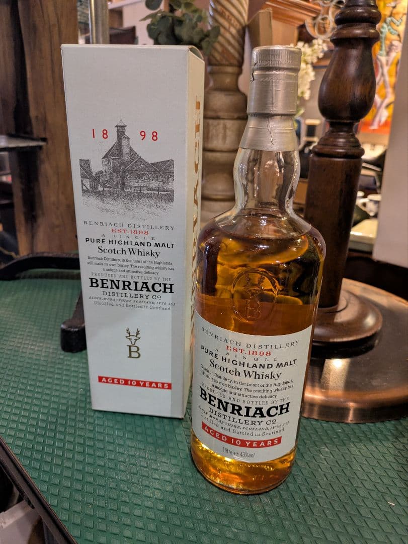 ベンリアック蒸留所 シングルモルトウイスキー 古酒 １０年 旧ボトル
